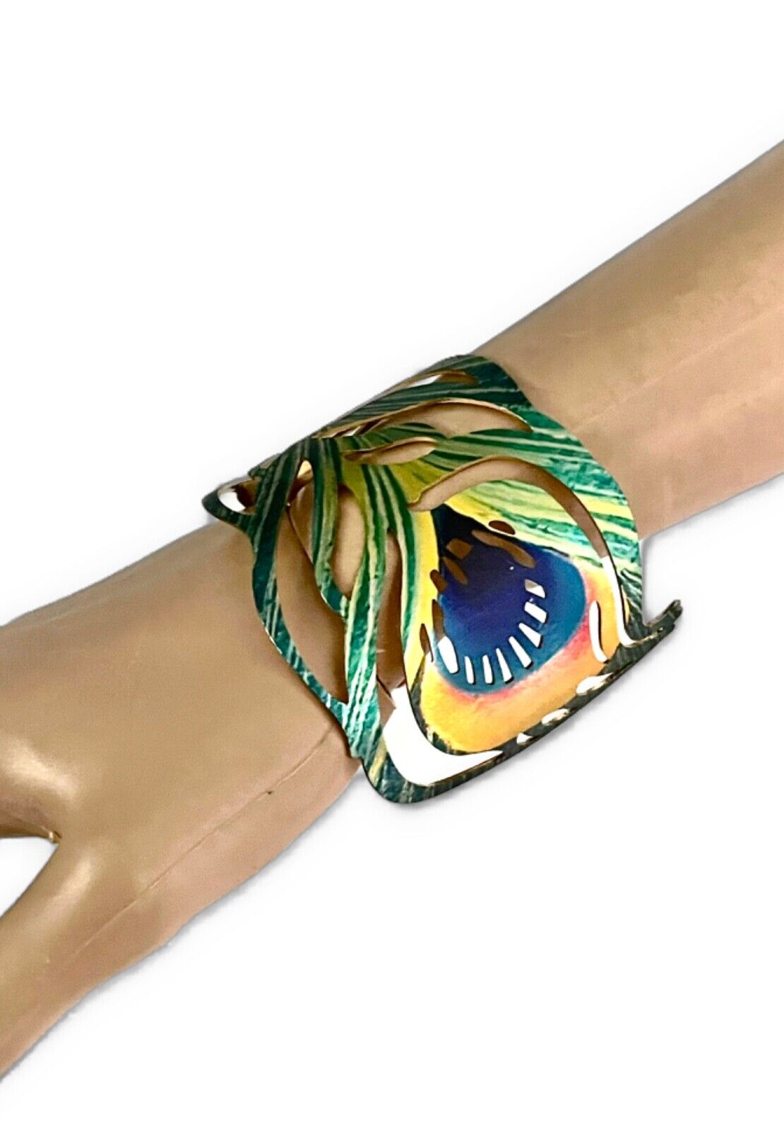 Serenity' Peacock Duo Charm Bangle Bracelet – Marie's Jewelry Store